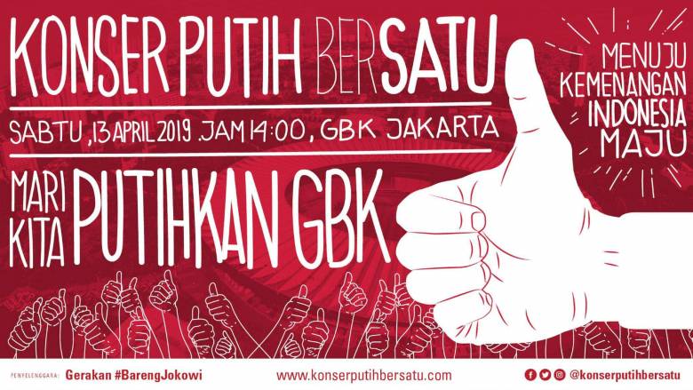 Melihat Persiapan “Konser Putih Bersatu”
