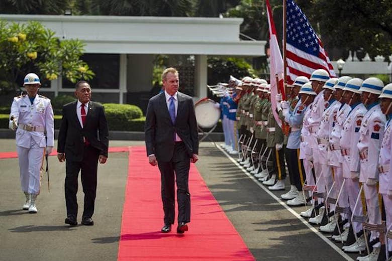 Menhan Ryamizard Terima Plt Menhan AS Patrick Shanahan