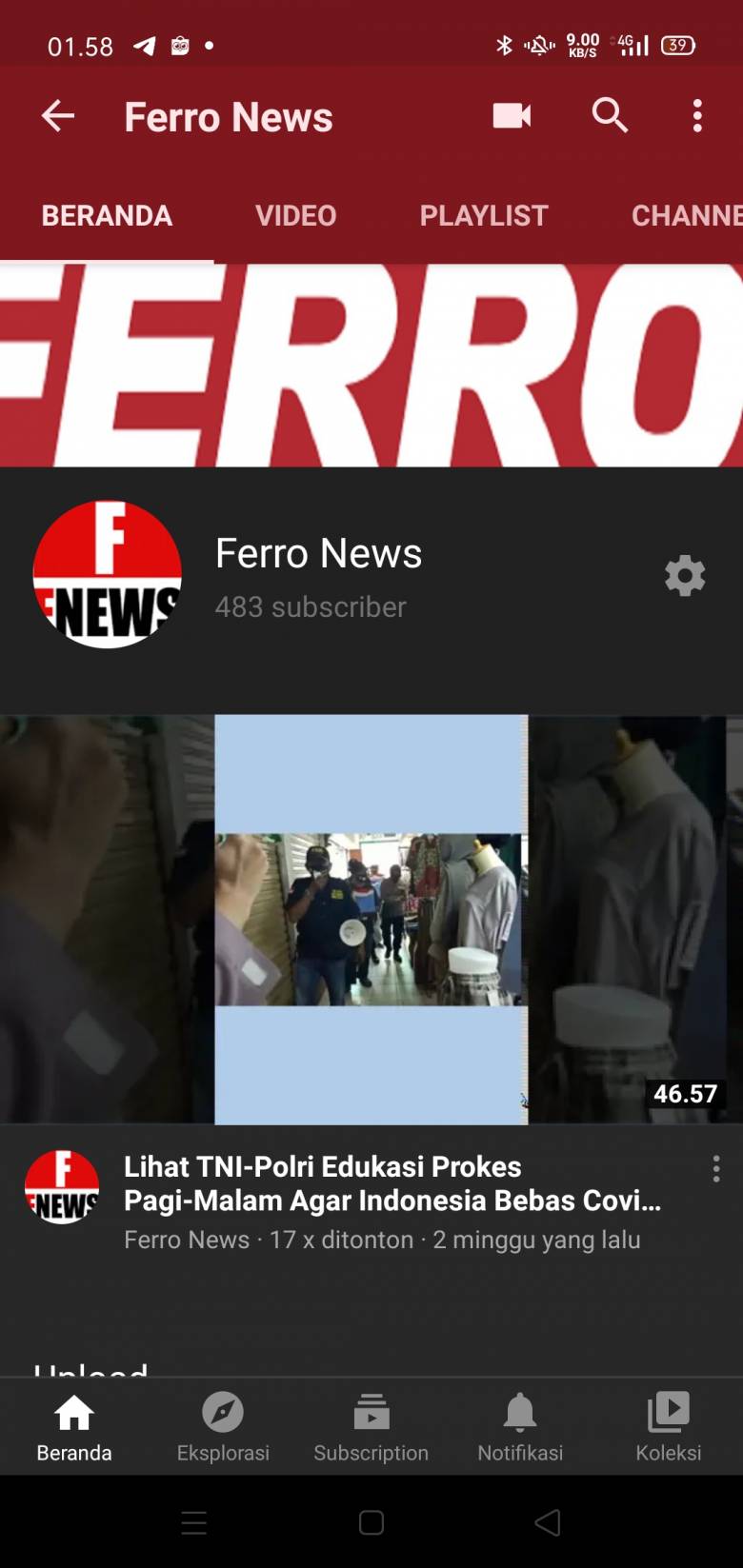 Menonton Youtube Sambil Menyumbang