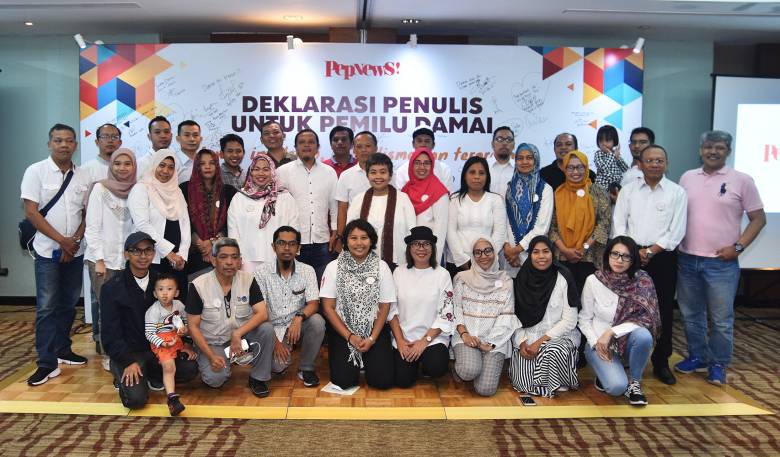 Demi Terwujudnya Pemilu Damai, 30 Penulis Deklarasi Janji
