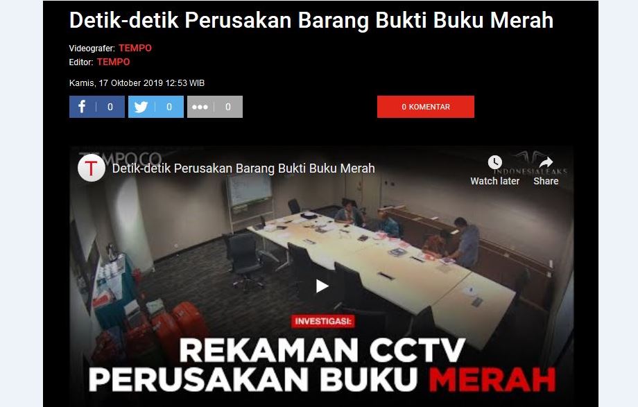 Misteri Buku Merah KPK Kembali, Cicak vs Buaya Jilid Baru?