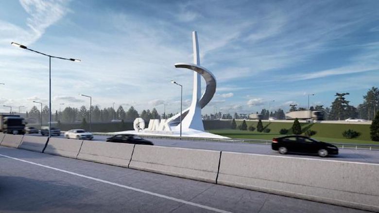 Otak Konslet, Tugu Tol Pun Dianggap Palu-Arit