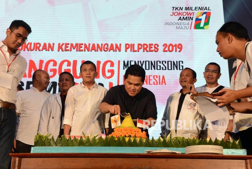 Pendukung Jokowi – Ma’ruf Amin Gelar Syukuran