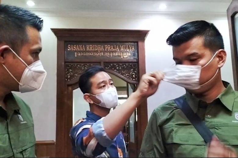 Gibran dan Masker Paspampres