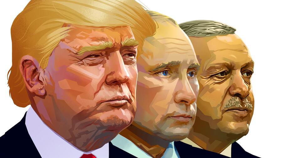 Erdogan di Antara Putin dan Trump