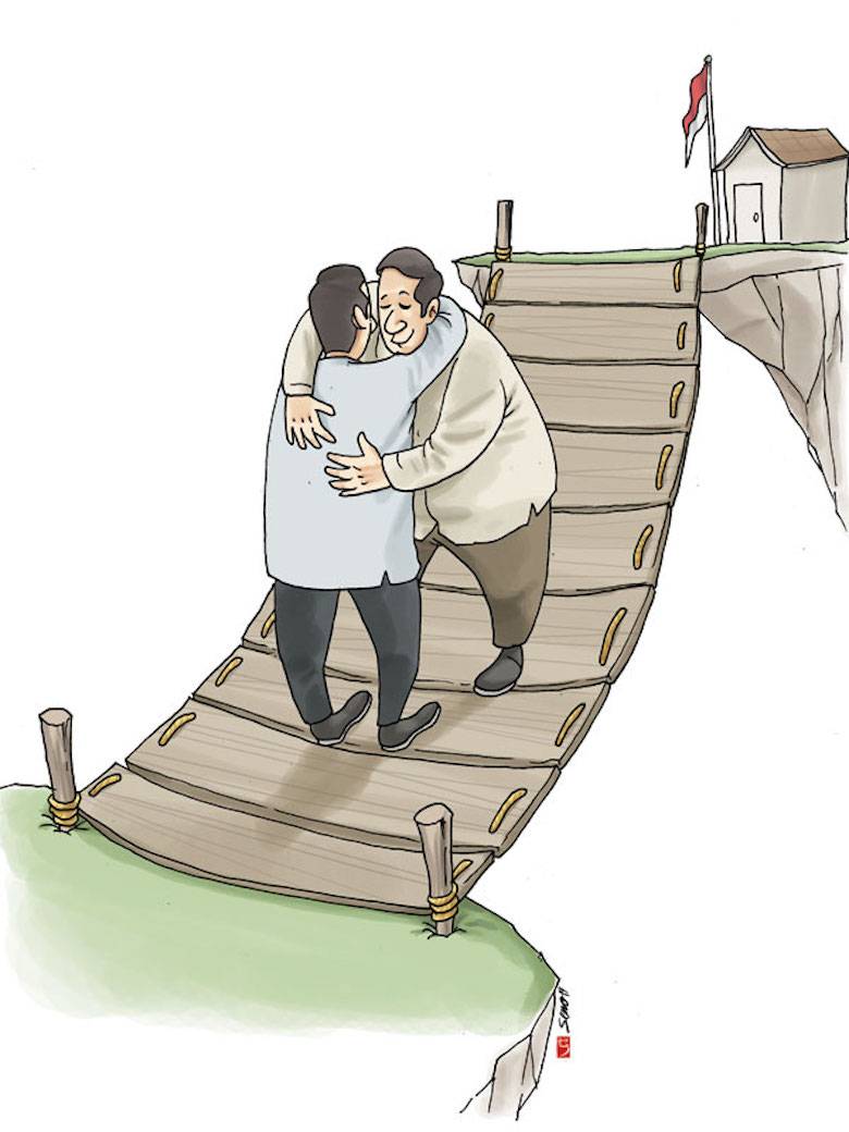 Mendesak Rekonsiliasi  Joko Widodo dengan Prabowo