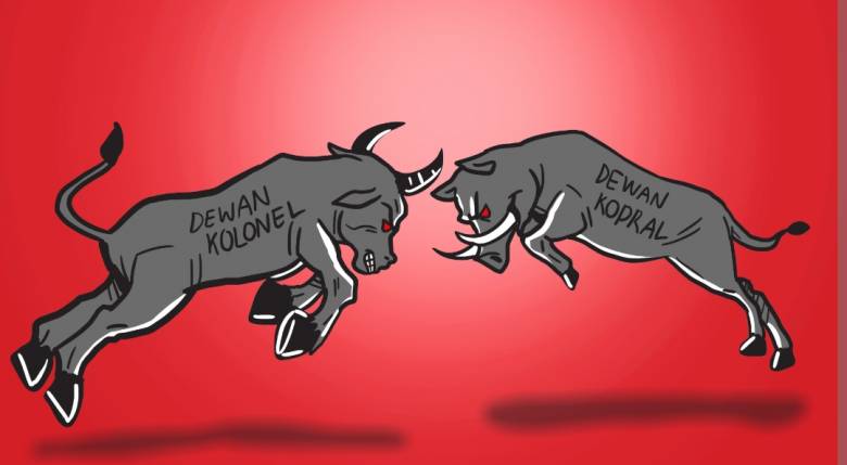 Buntut Pembentukan Dewan Kolonel