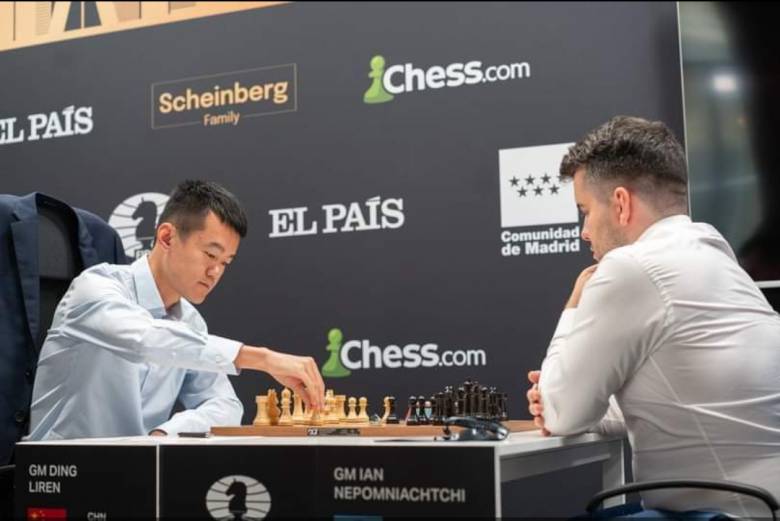 Bermain Agresif Meski Pegang Hitam, Nepo Mampu Taklukkan Ding