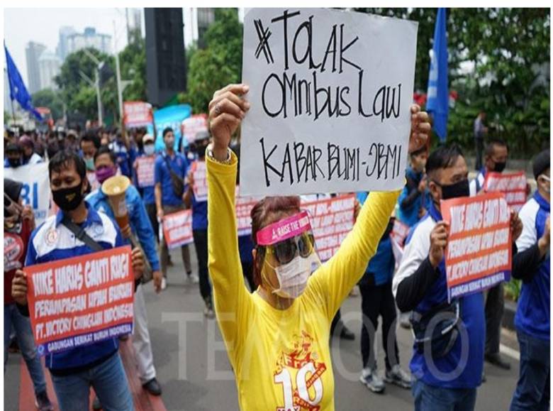 Masyarakat Tolak Demonstrasi Buruh di Masa Pandemi