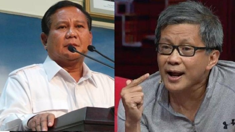 Cara Rocky Gerung Luapkan Kekecewaan pada Prabowo