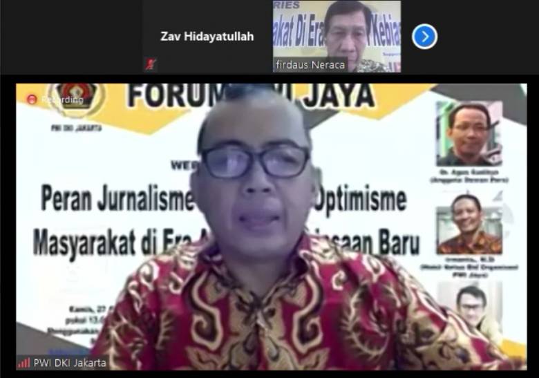 Pemerintah Bersama Insan Pers Saling Dukung Atasi Pandemi di Era Adaptasi Kebiasaan Baru