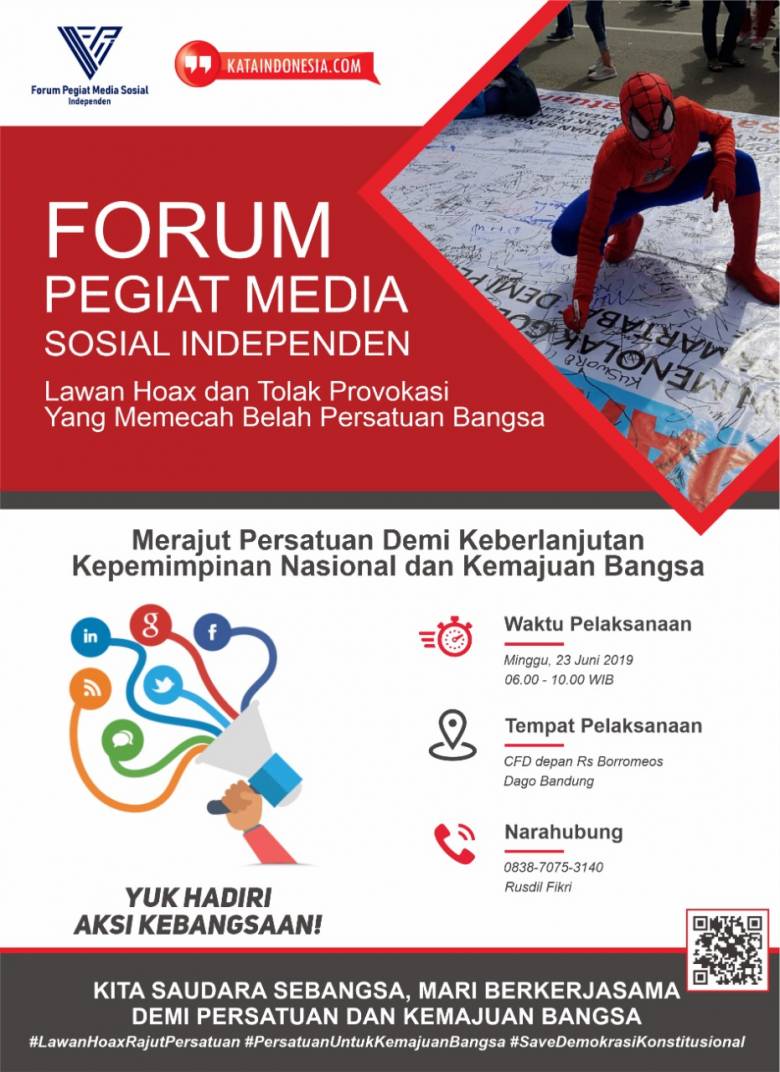 FPMSI Gelar Aksi Kreatif Dukung Proses Demokrasi Konstitusional yang Damai