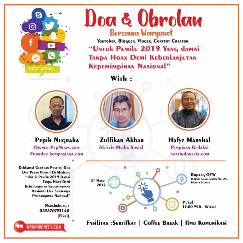 Gerakan Posting Doa Warganet untuk Keberlanjutan Kepemimpinan Nasional