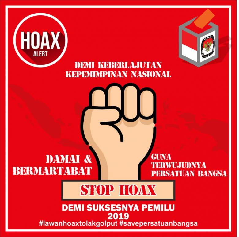Menjadi Pemilih Cerdas dengan Lawan Hoax Demi Keberlanjutan Kepemimpinan Nasional