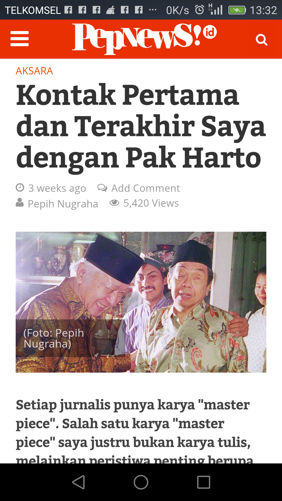 Mengejutkan, PepNews! Jadi Nominator ID Website Awards