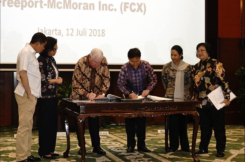 Kepemilikan INALUM di PTFI Kini Menjadi 51% dari Semula 9,36%